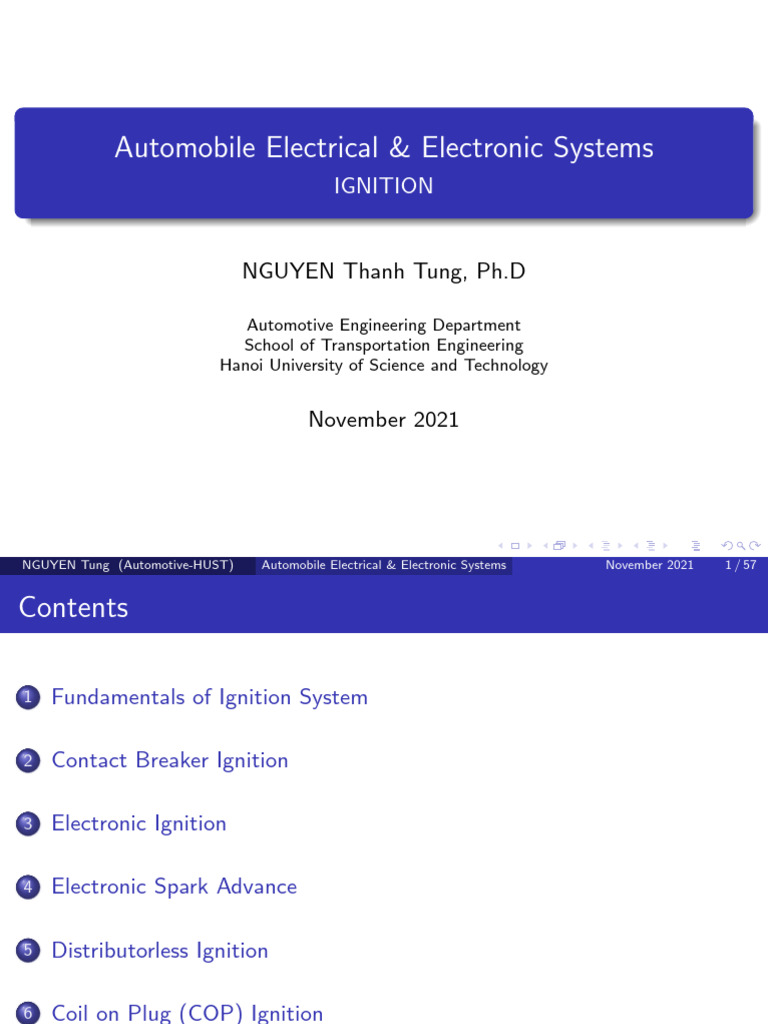 03 Ignition v2 | PDF | Ignition System | Distributor
