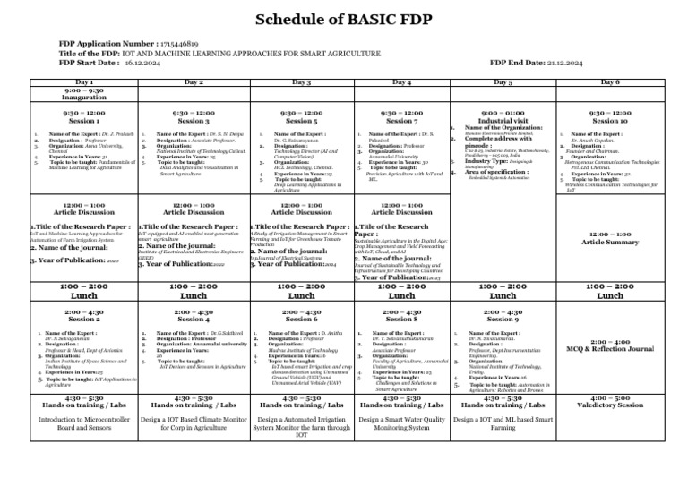 File 1715446819 202405221700 Fdpschedule File | PDF | Internet Of ...