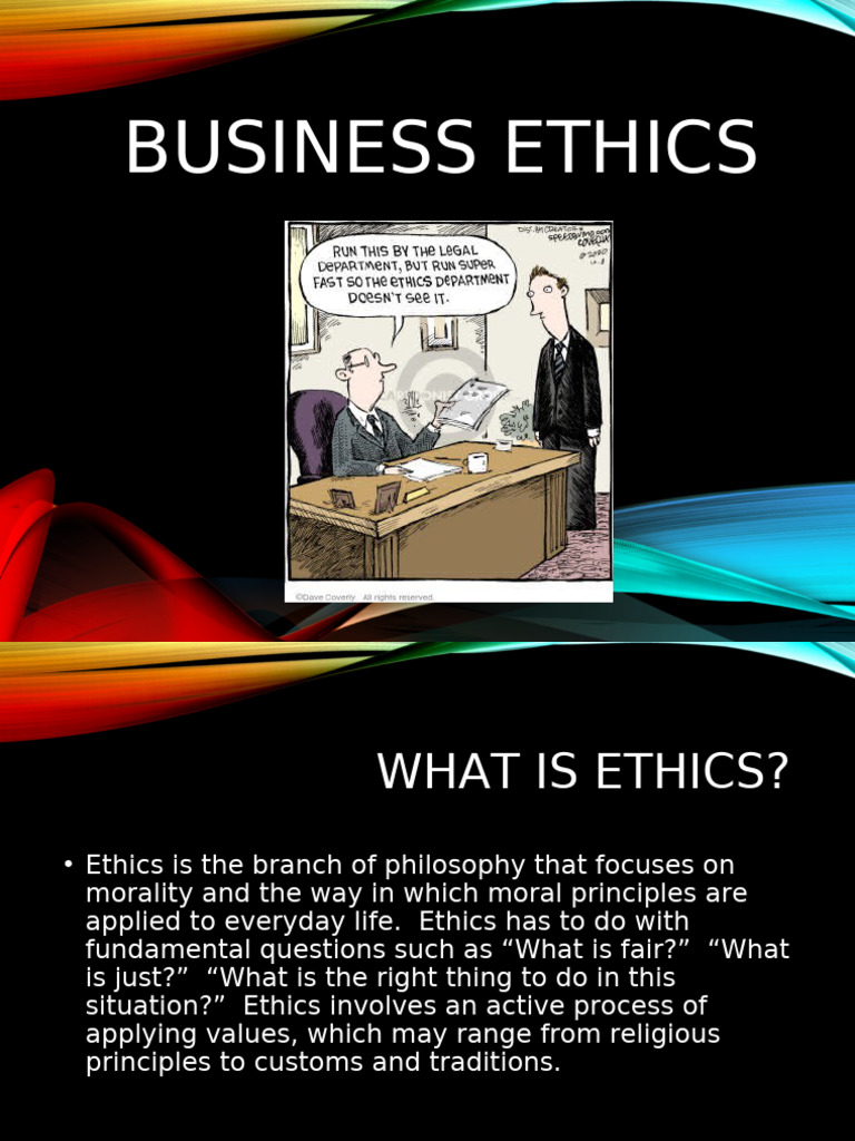 Understanding Business Ethics Principles | PDF | Business Ethics | Morality