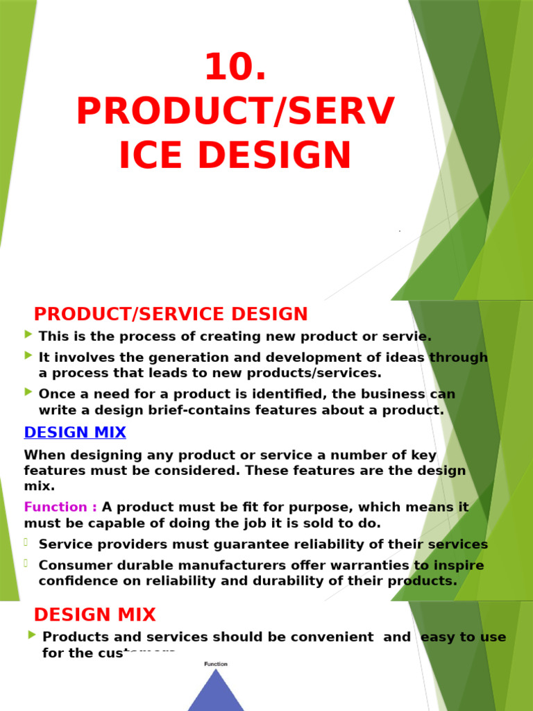 Product and Service Design Essentials | PDF | Pricing | Brand