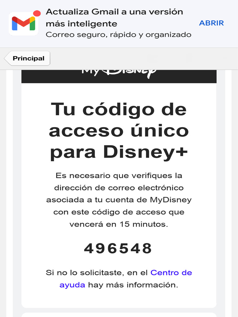 Código de acceso para Disney+ | PDF