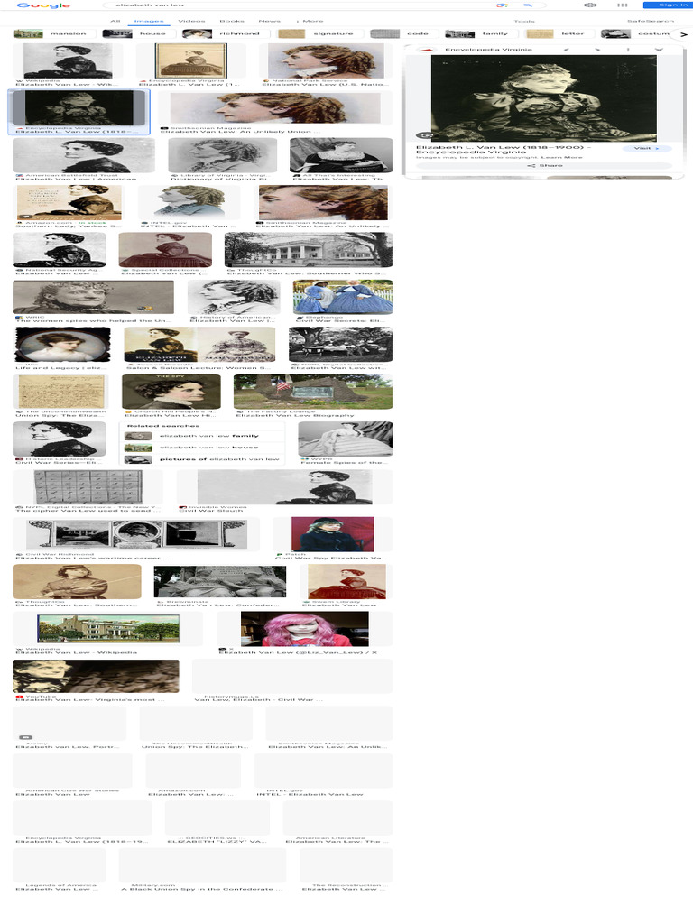 Elizabeth Van Lew - Google Search | PDF