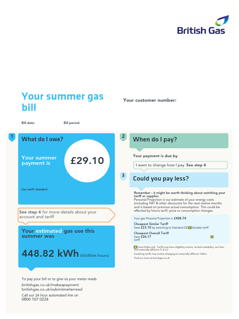 Summer Gas Bill Overview and Savings | PDF | Electric Power | Economies