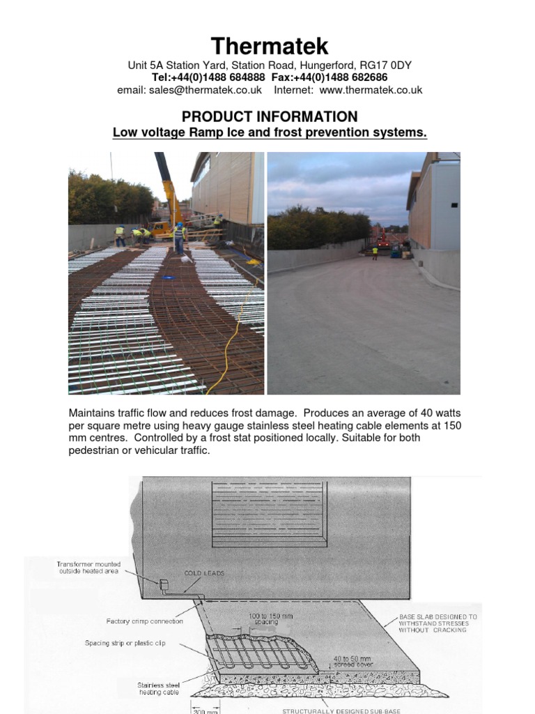 Low Voltage Ice Prevention Systems | PDF | Technology & Engineering
