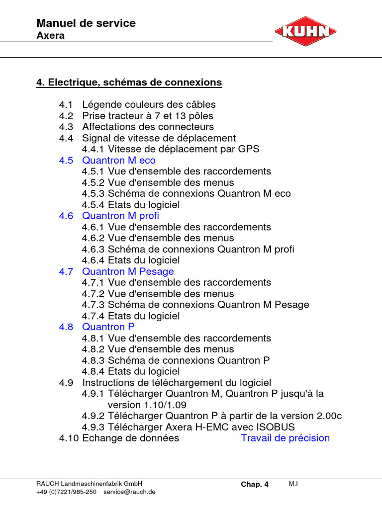 Schéma de connexion ISOBUS Axera | PDF | Tracteur | Équipement
