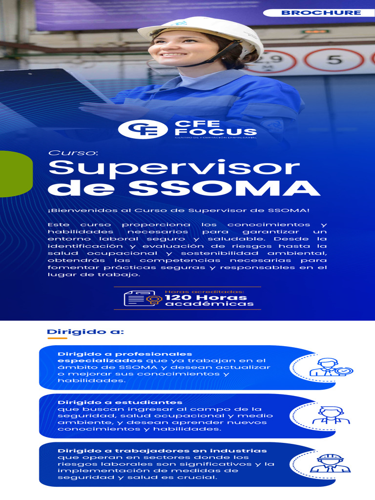 Supervisor de Ssoma Brochure | PDF | Seguridad y salud ocupacional ...