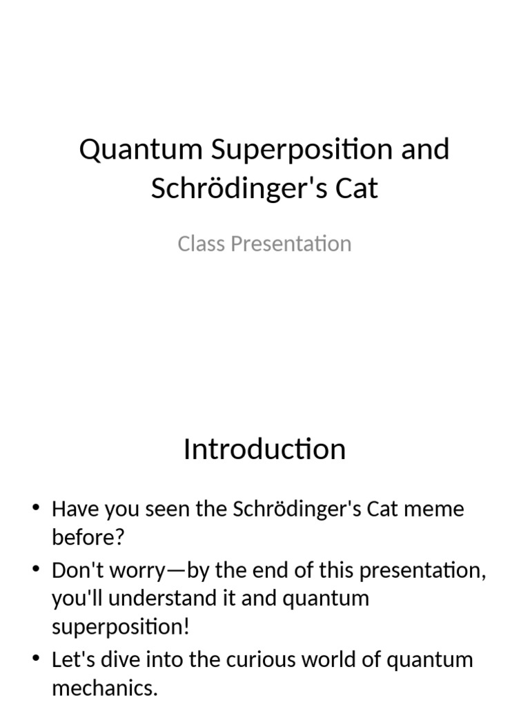 Understanding Quantum Superposition | PDF