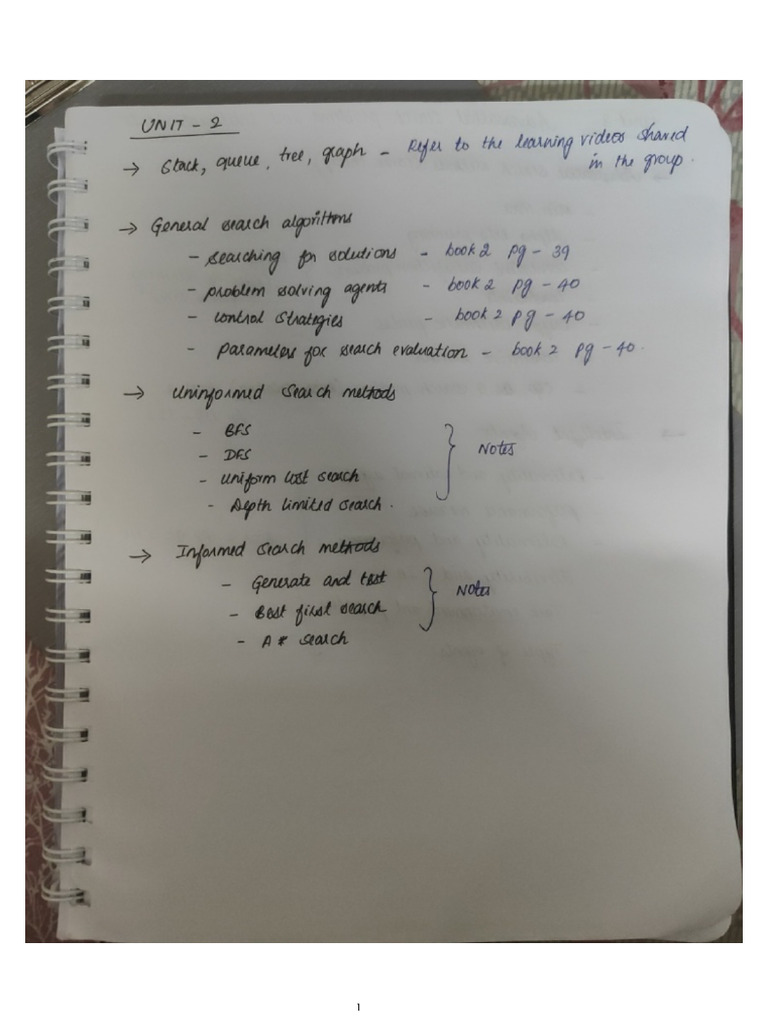Ai Notes Unit 2 and 3 | PDF