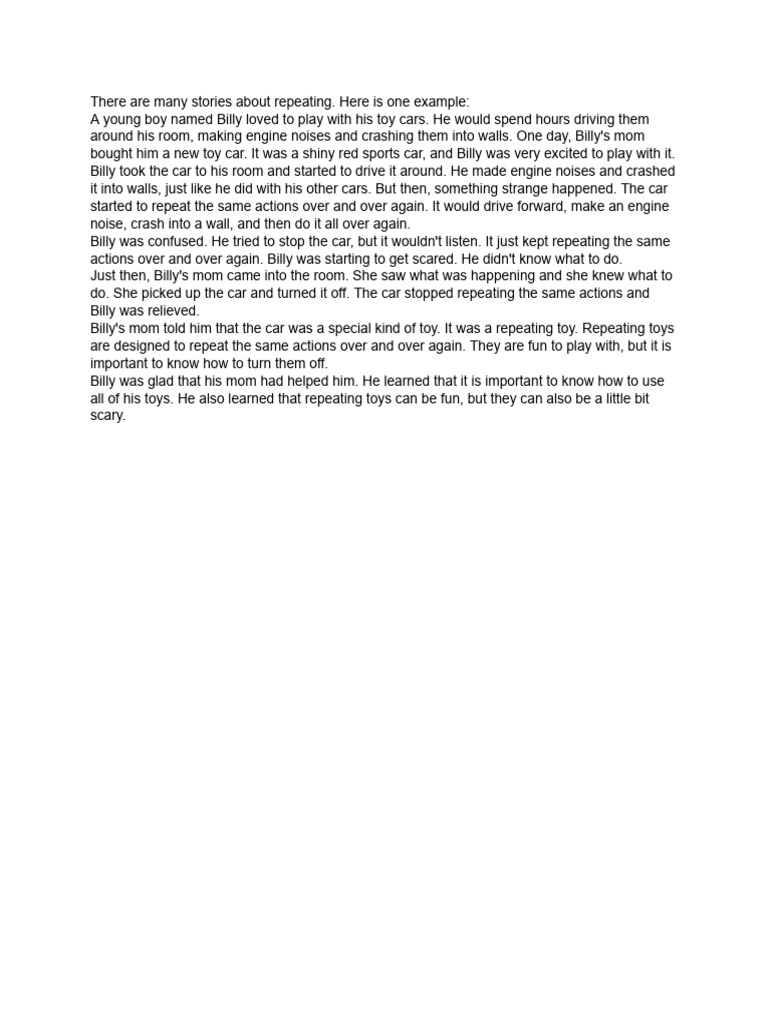 Repeat The Story That You Are Repeating-2 | PDF