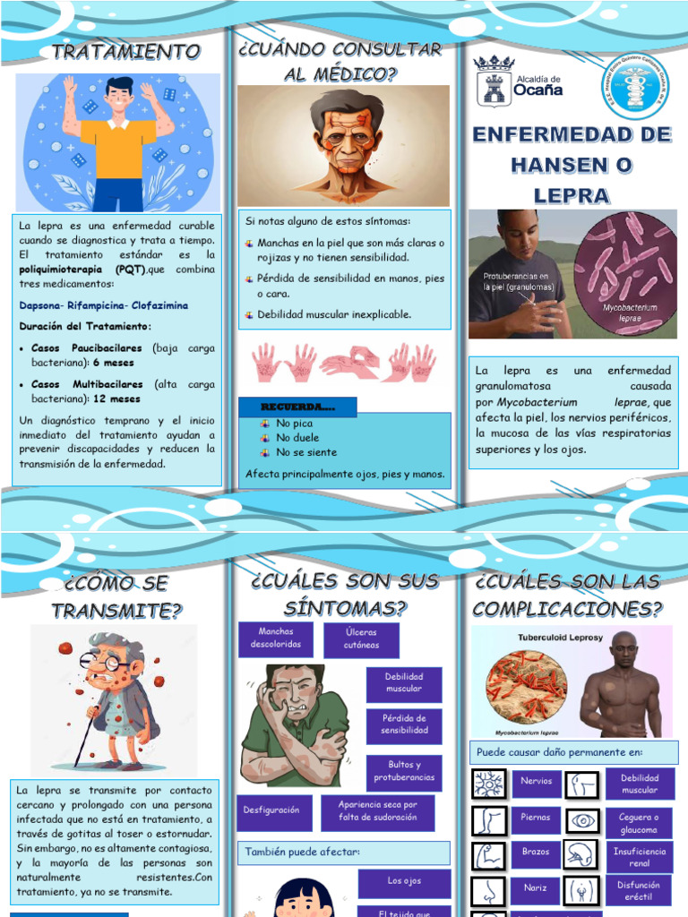 Síntomas de la lepra y diagnóstico | PDF | Lepra | Medicina