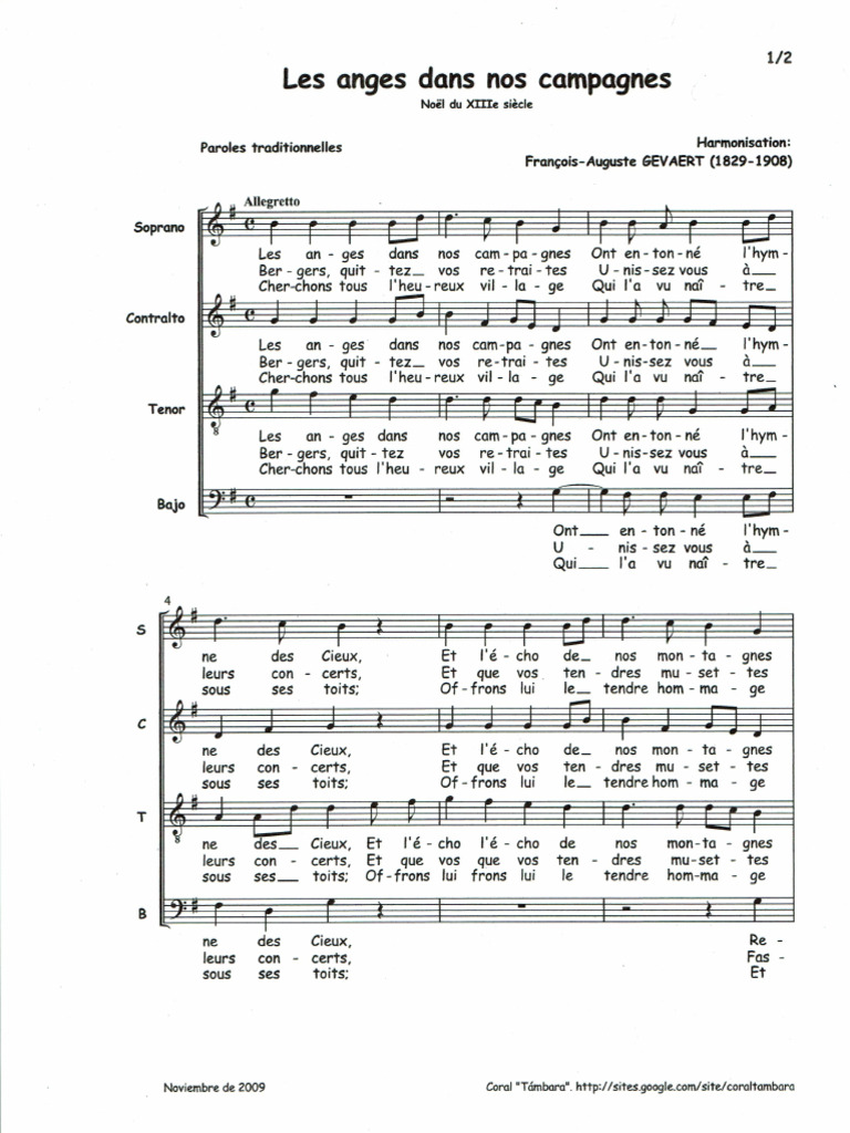 Les Anges Dans Nos Campagnes | PDF