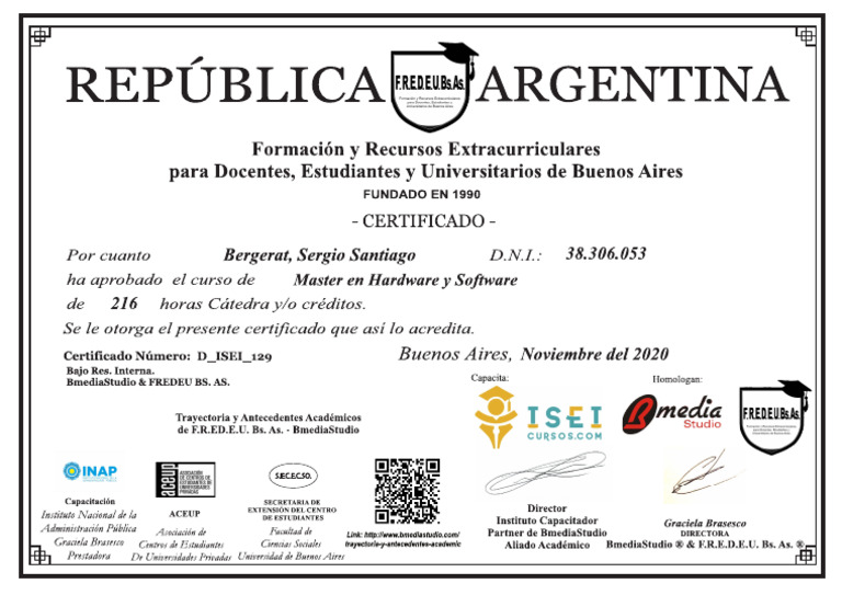 Bergerat Cert Master | PDF