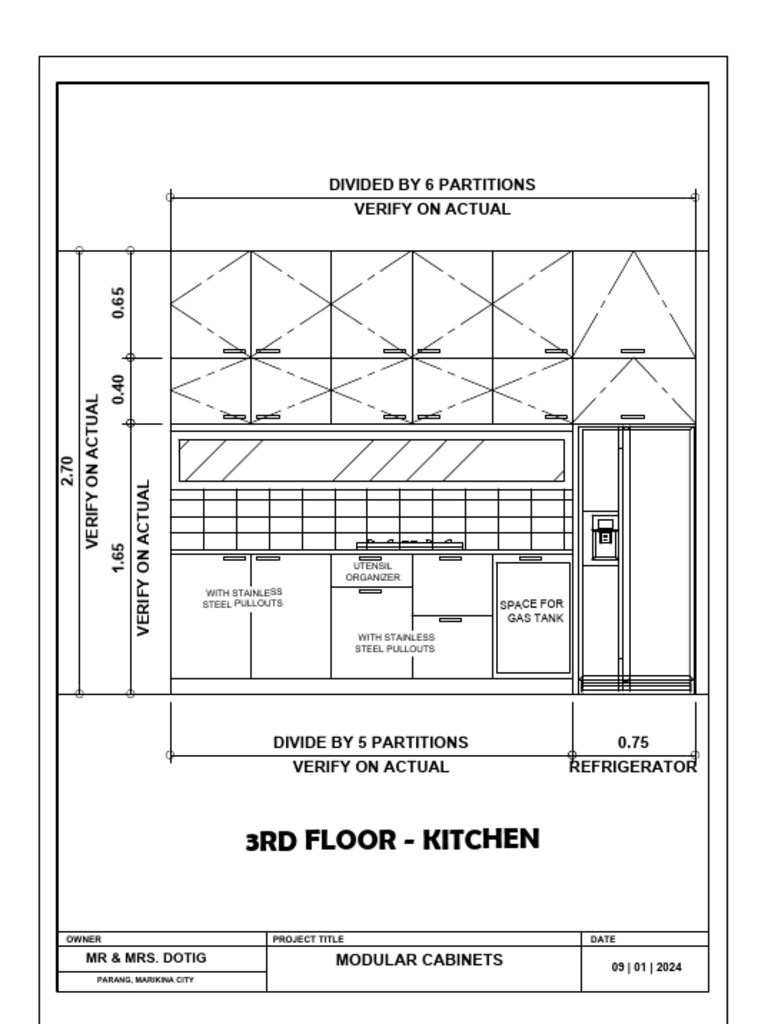 Modular Kitchen Design Plans | PDF
