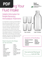 Fluid Restriction Guidelines for Patients | PDF