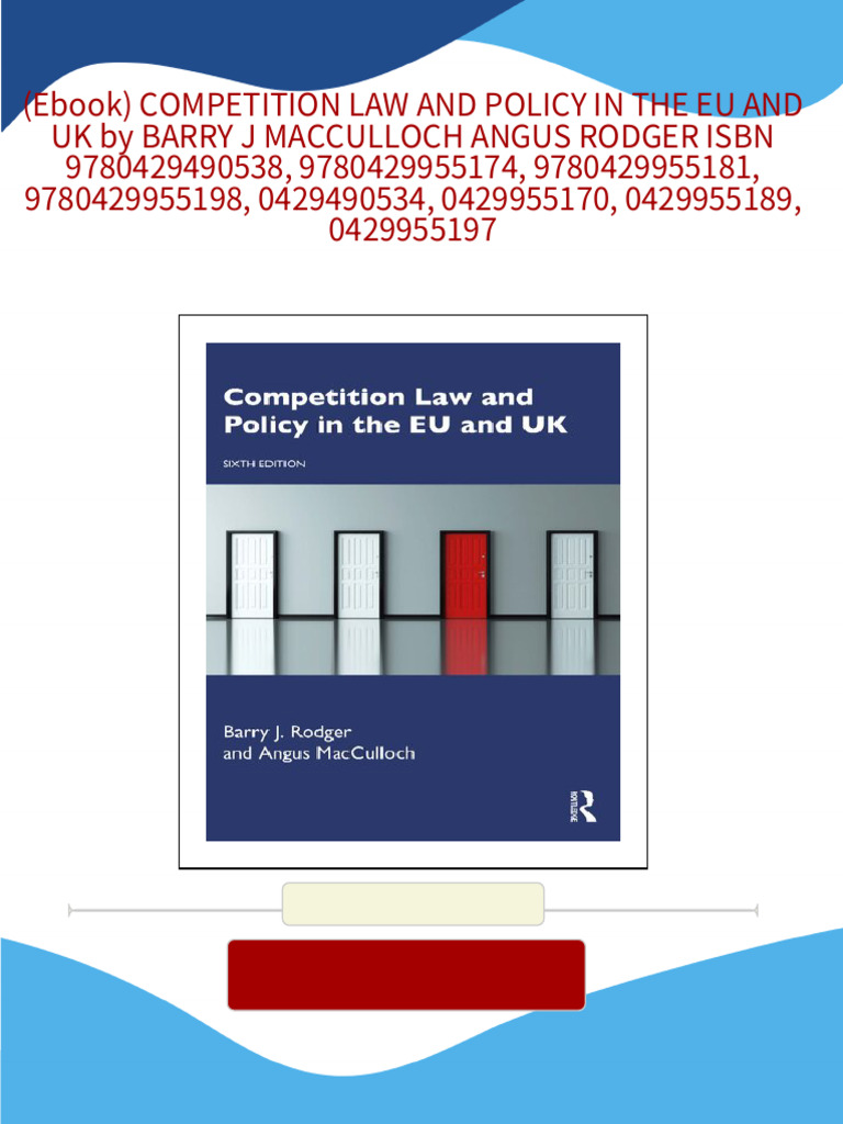 70329420 | PDF | Monopoly | Competition Law