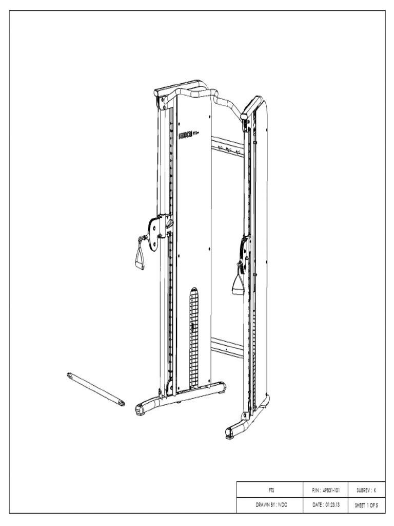 Precor FTS Glide Assembly Manual | PDF | Screw | Manufactured Goods