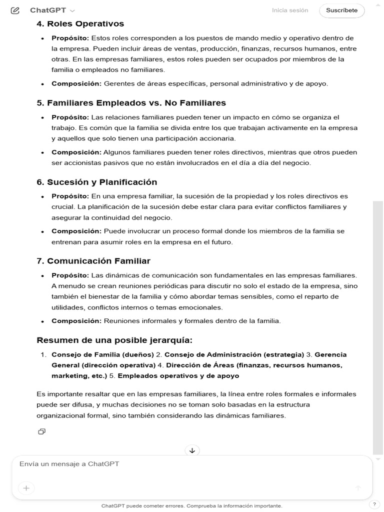 Estructura y Dinámicas en Empresas Familiares | PDF | Gestión de ...