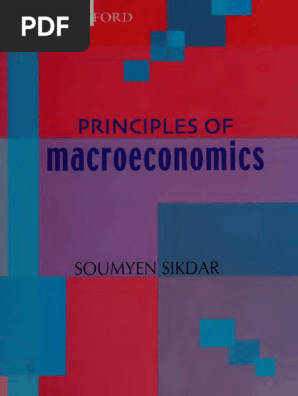 Principles of Macroeconomics - Sikdar, Soumyen | PDF | Keynesian