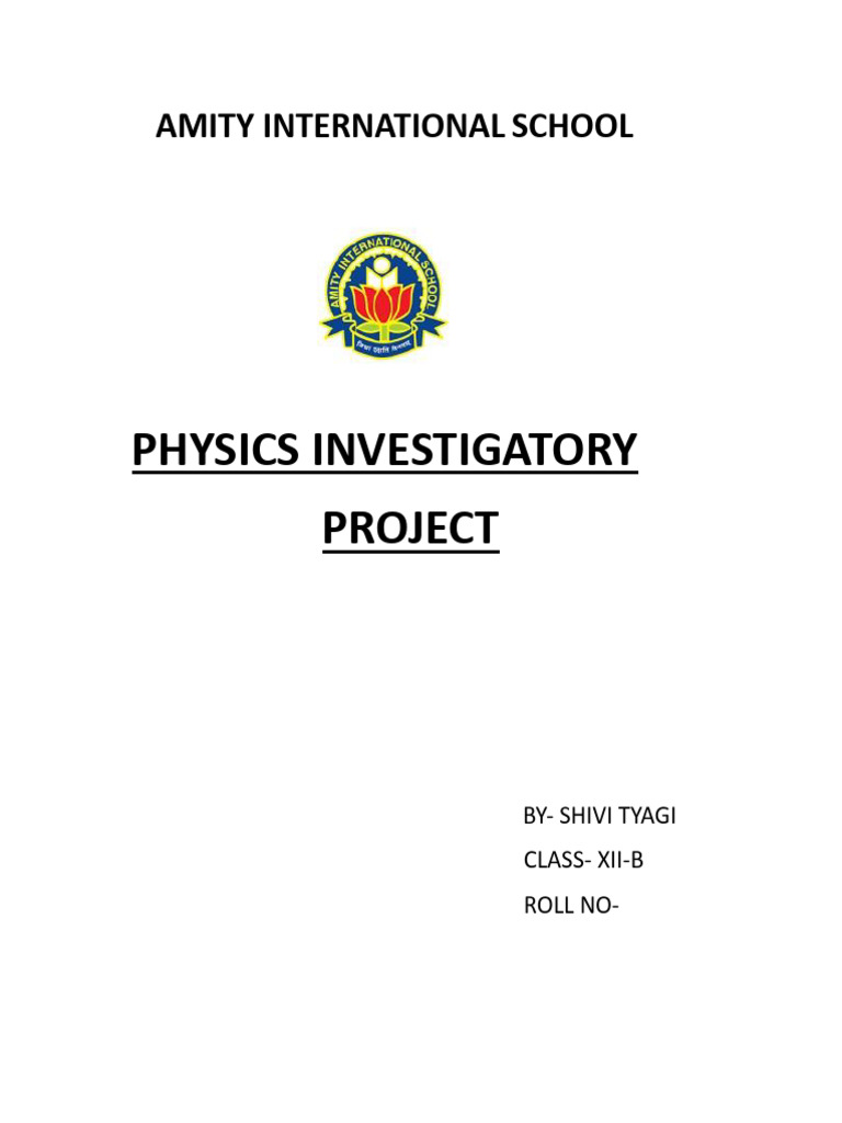 Electromagnetic Induction Project Report | PDF