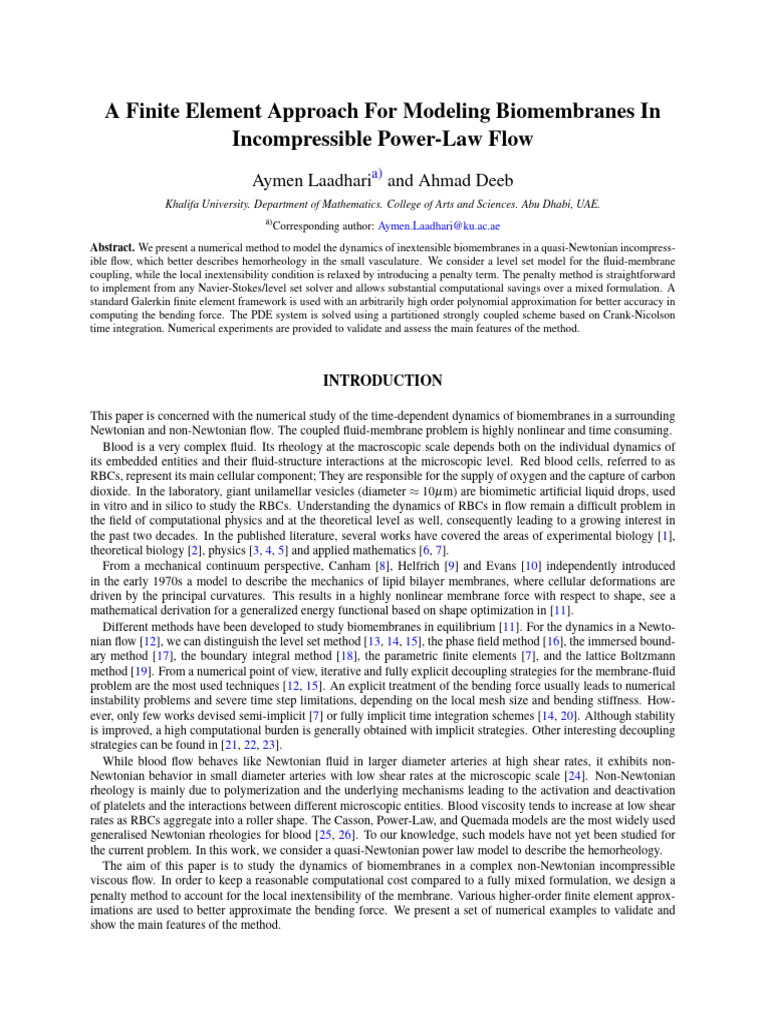 Paper 1 | PDF | Finite Element Method | Mechanics