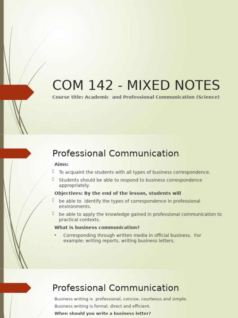 Business Communication Essentials Guide | PDF | Résumé | Experiment