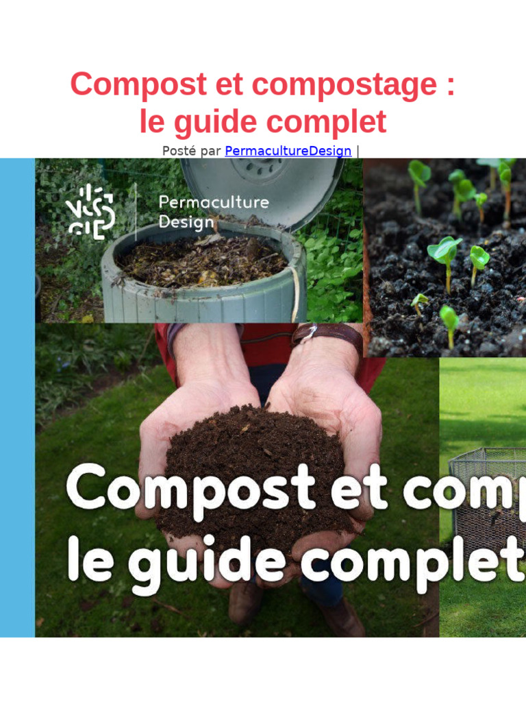 Compost Et Compostage | PDF | Compost | Agriculture