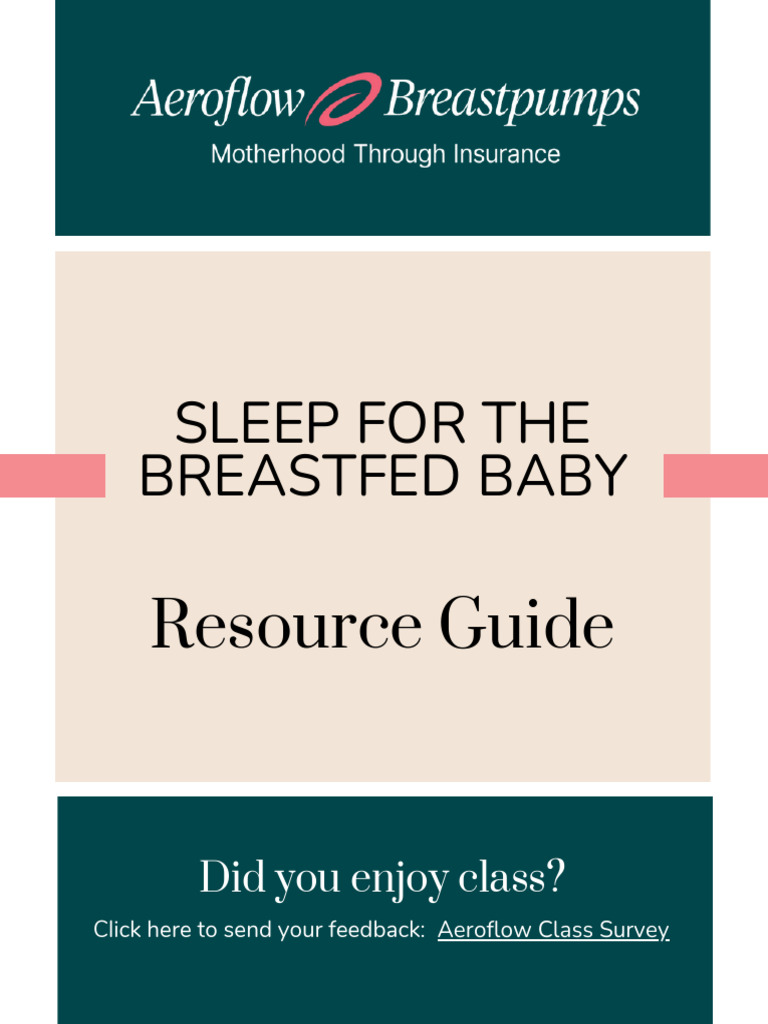 Sleep For The Breastfed Baby Resources | PDF | Breastfeeding | Infants
