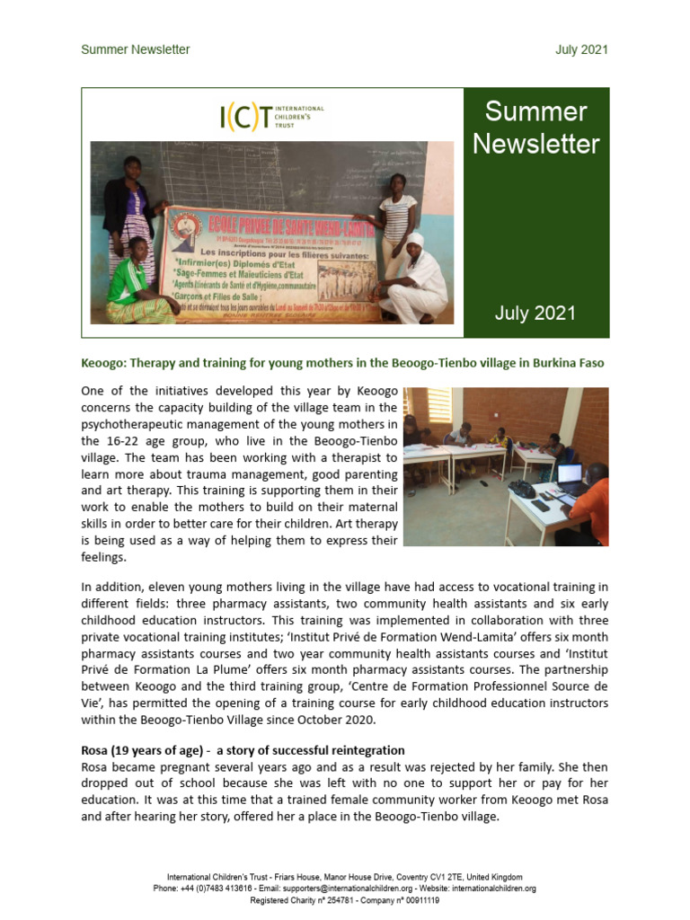 ICT Summer Newsletter - July 2021 | PDF | Teachers | Learning