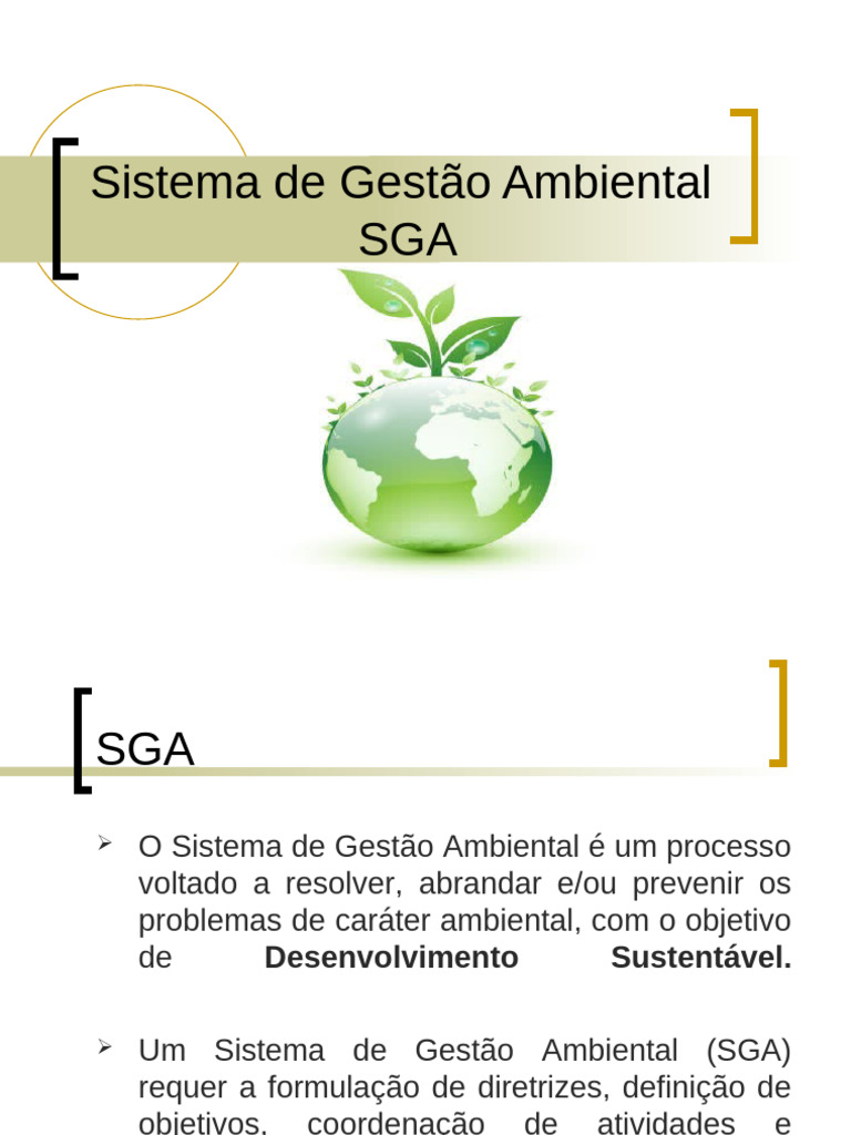 Sistema de Gestão Ambiental e ISO 14001 | PDF | Gestão de recursos ...