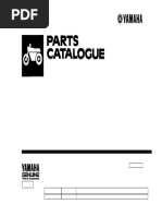 Yamaha TDM 850 Parts Catalogue 2001 | PDF | Screw | Washer (Hardware)