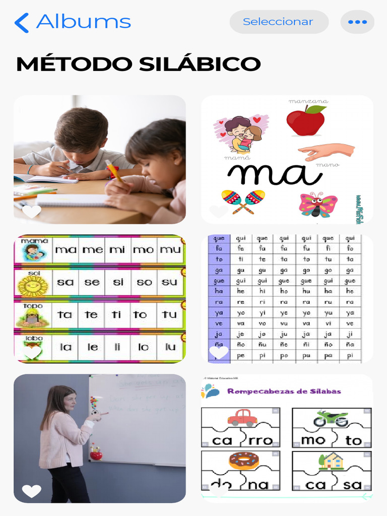 Método Silábico en Alfabetización | PDF