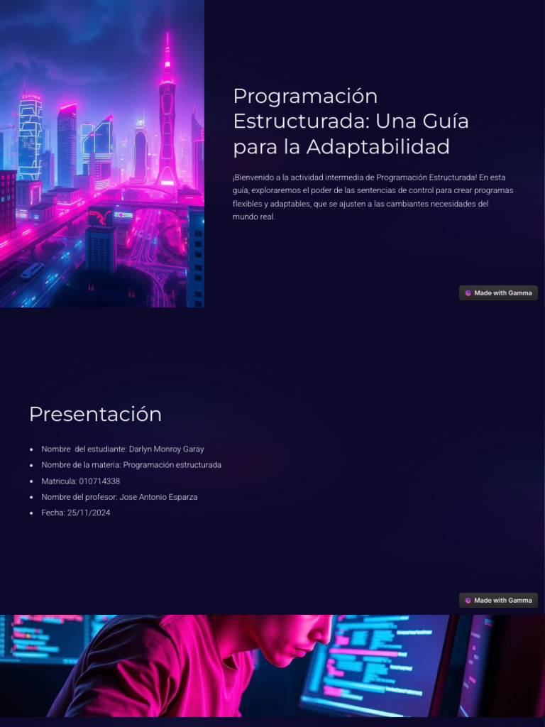 Programacion Estructurada Una Guia para La Adaptabilidad | PDF ...