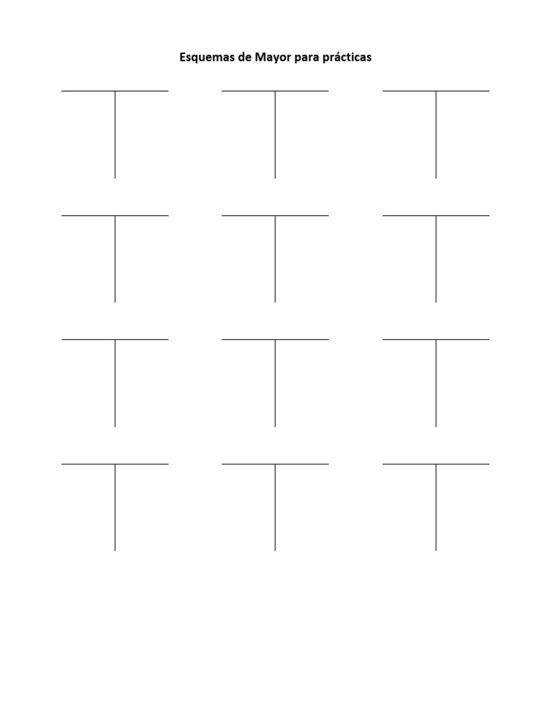 Esquemas de Mayor | PDF