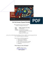 SACNAS Session Proposal Workshop