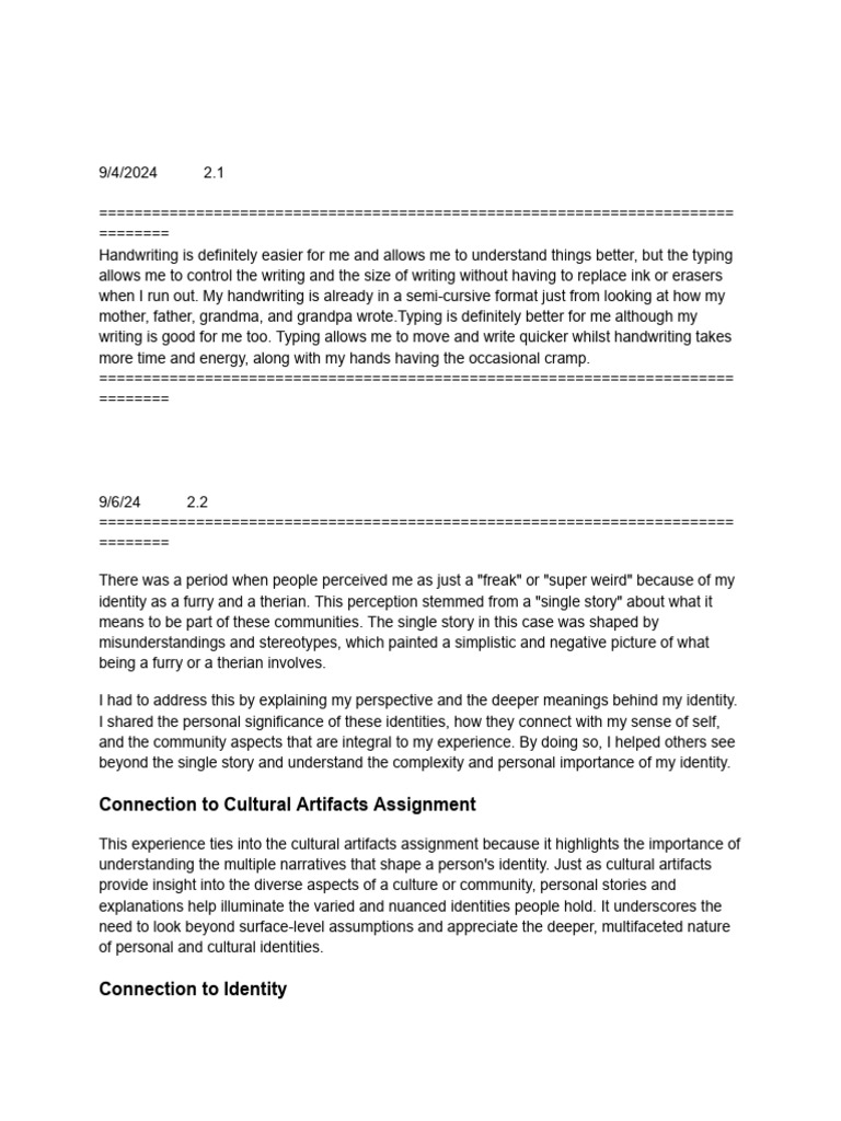 Exploring Identity Through Personal Narratives | PDF | Cinderella ...