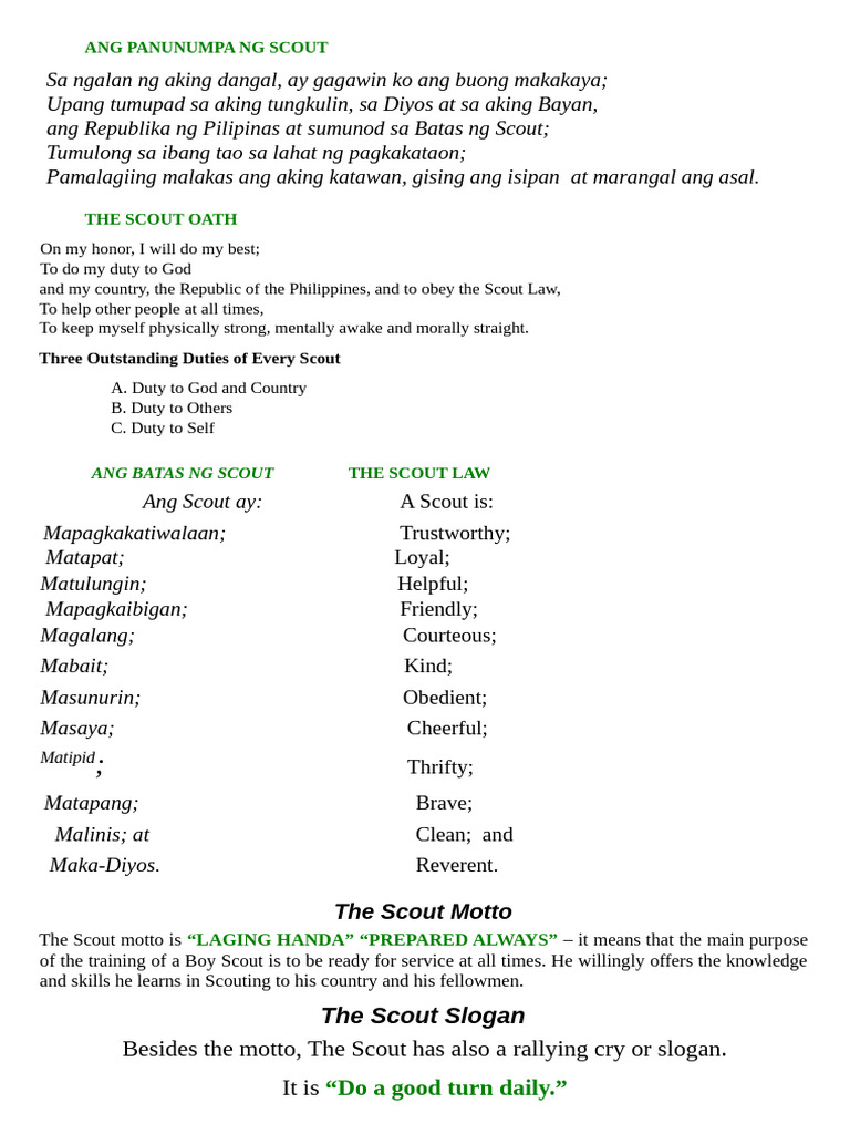 All About Scouting | PDF | Scouting | Boy Scouts Of America
