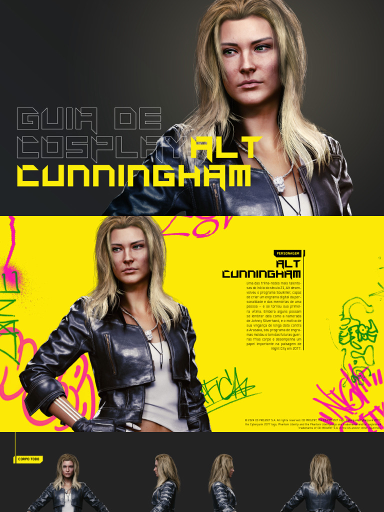 Guia de Cosplay: Alt Cunningham | PDF | Cosplay