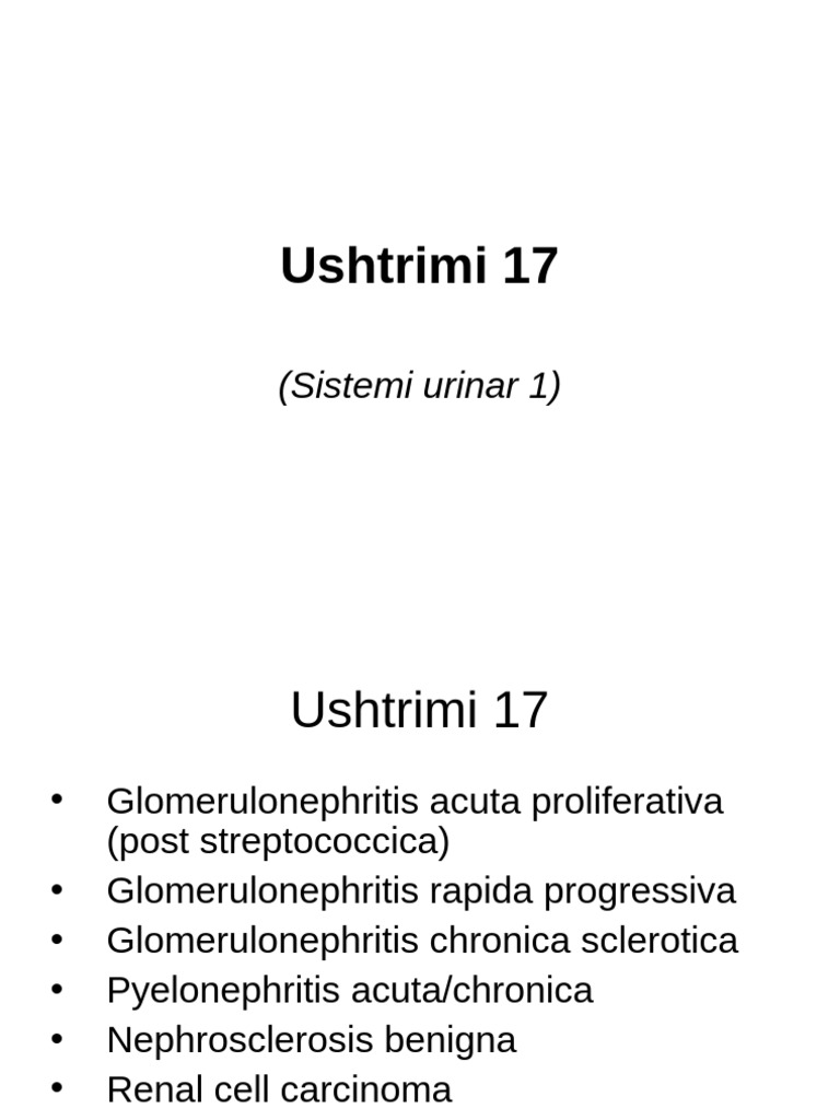 Ushtrimi 17-Sistemi Urinar 1 | PDF