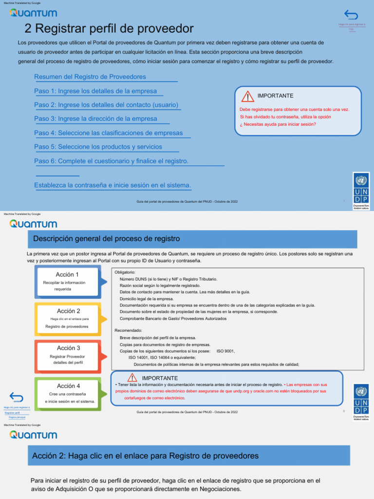 UNDP Quantum User Guide For Suppliers October Edition-7-29 | PDF ...
