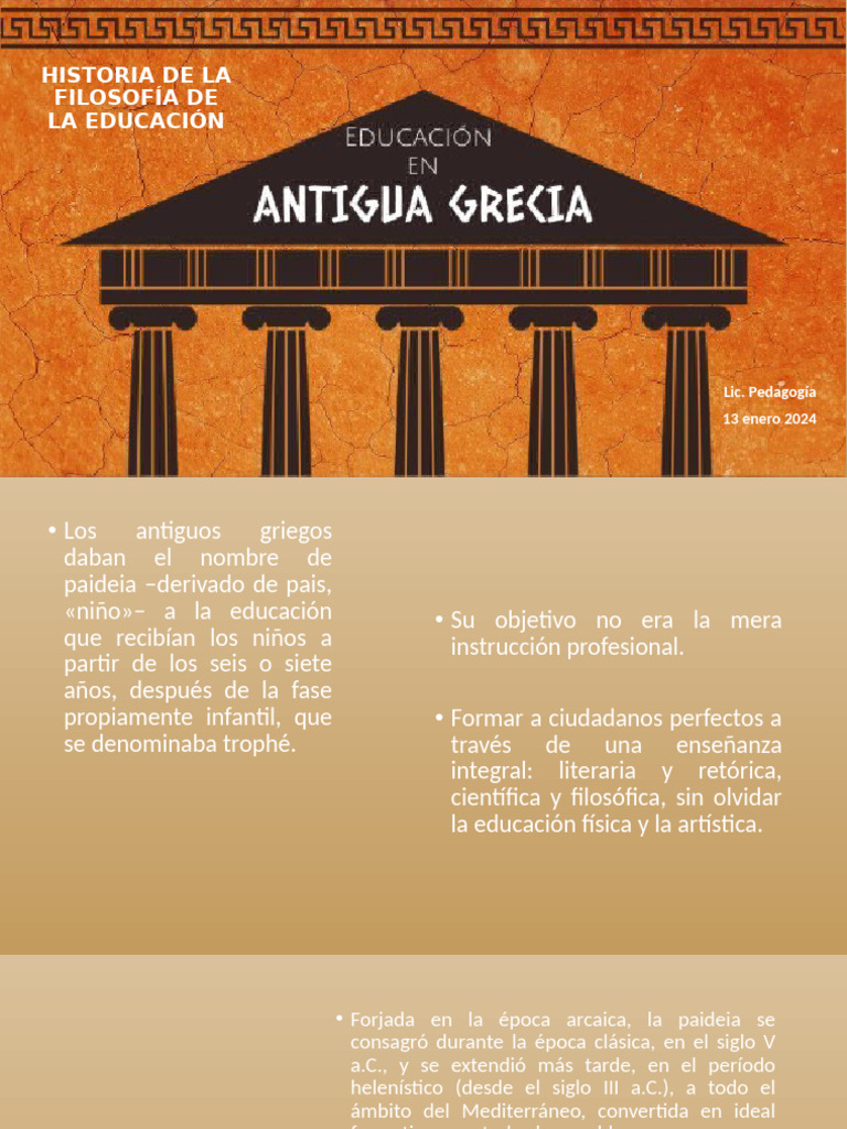 Educación en la Antigua Grecia | PDF | Antigua Grecia