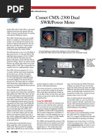 Test of SWR Power Meter Comet Cmx-2300 Twin | PDF | Science