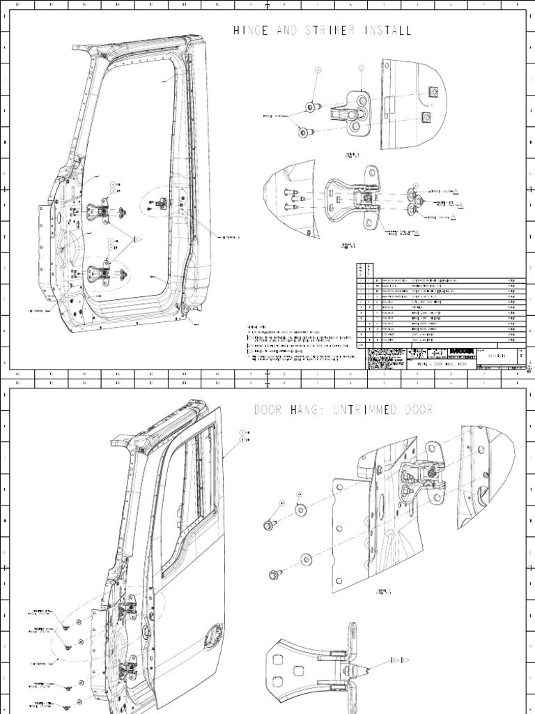 Door Hinge and Striker Installation | PDF | Engineering Tolerance
