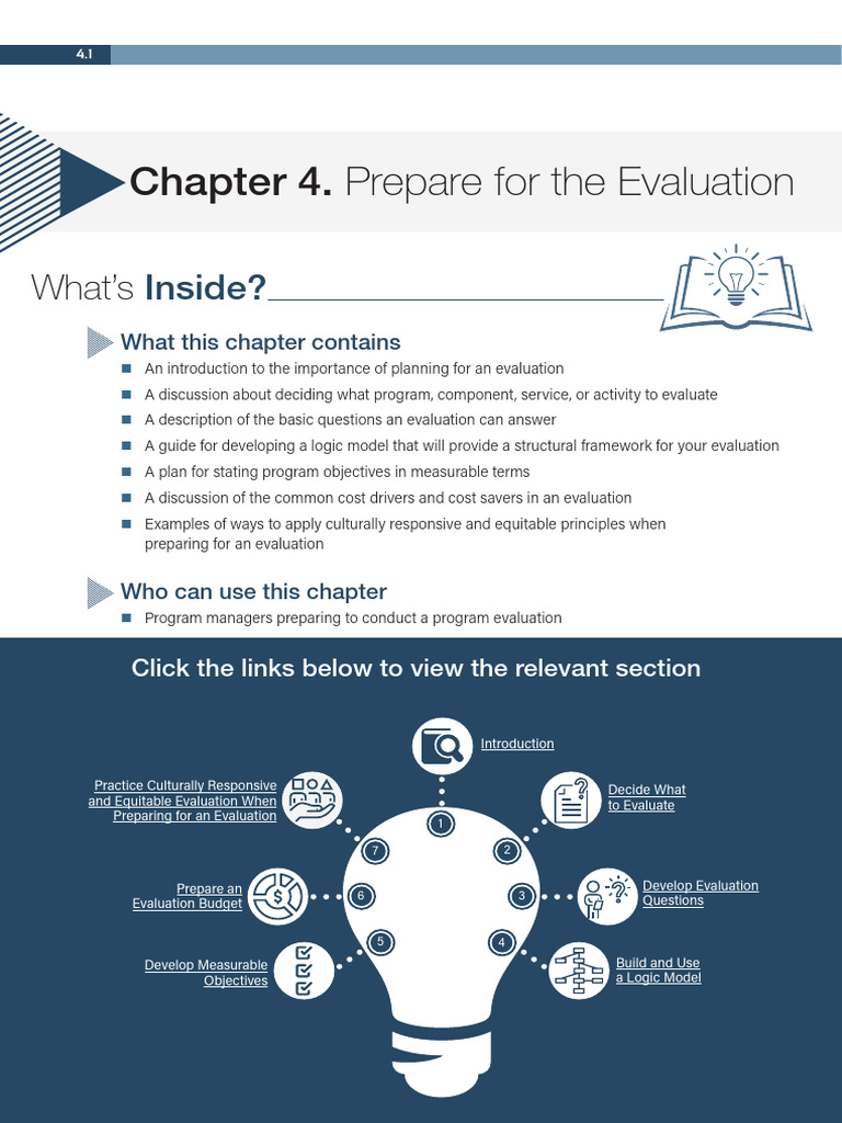 Ch4 Project Managers Guide Opre Mar2023 | PDF | Evaluation | Program ...