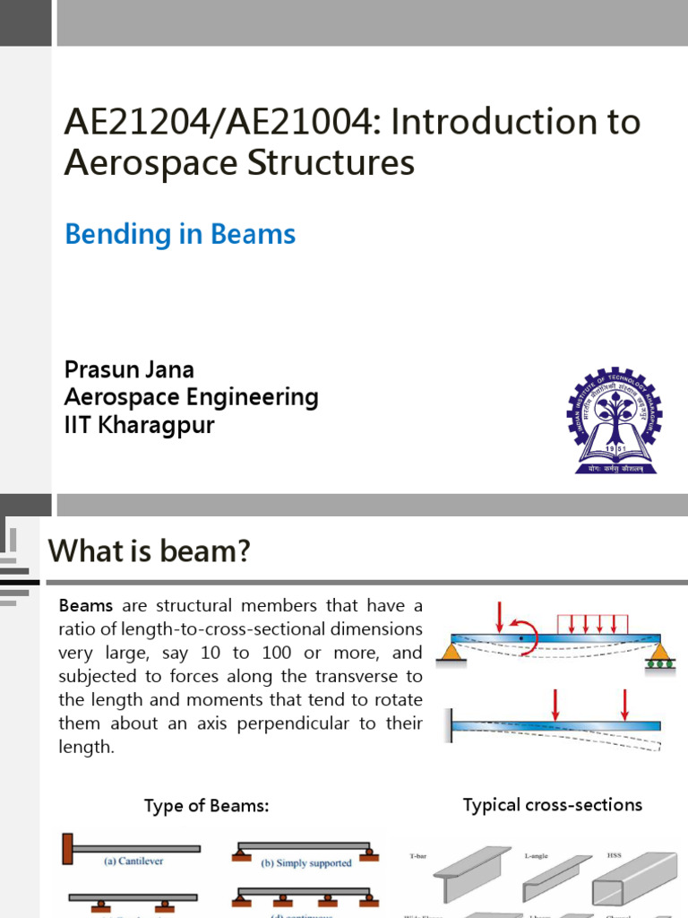 Understanding Beam Bending in Aerospace | PDF | Bending | Stress ...