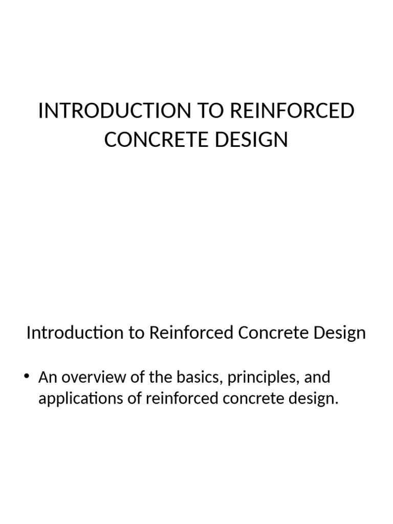 Reinforced Concrete Design Basics | PDF