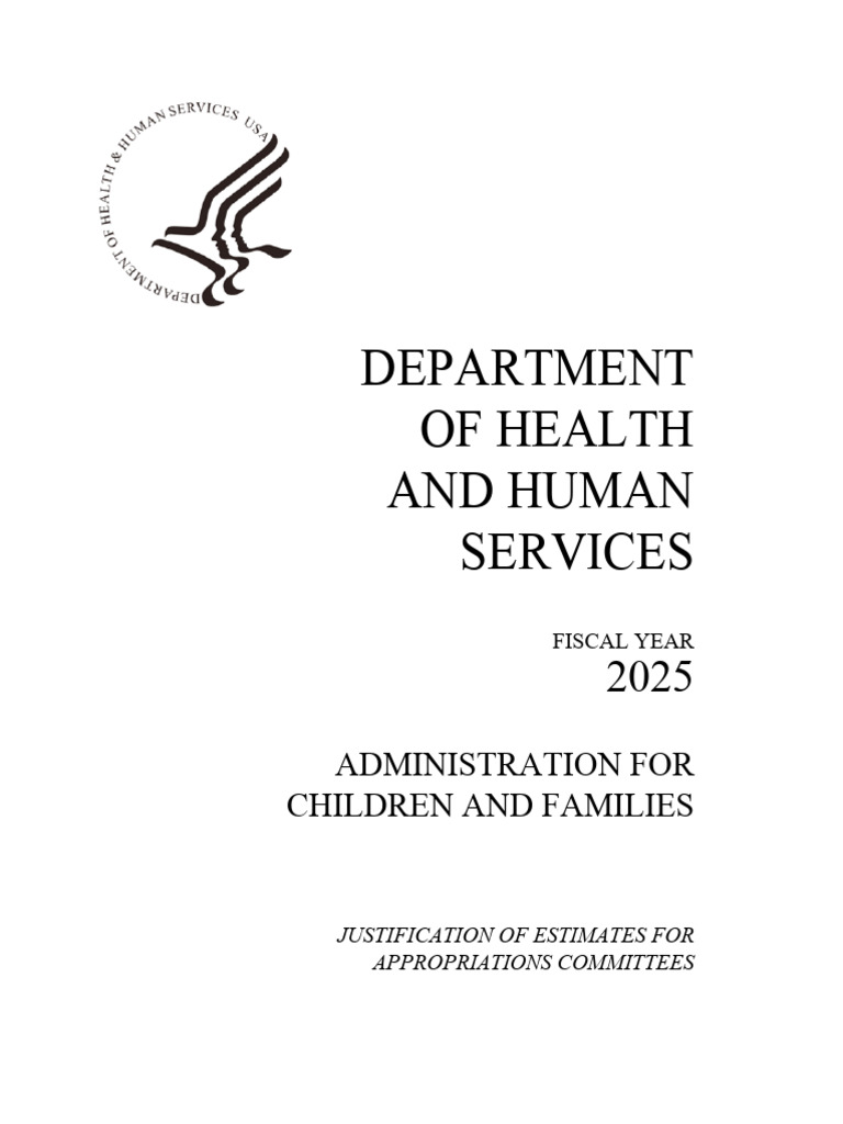 Fy 2025 Congressional Justification 3 | PDF | Foster Care | United ...