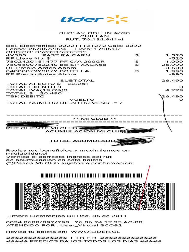 Boleta | PDF