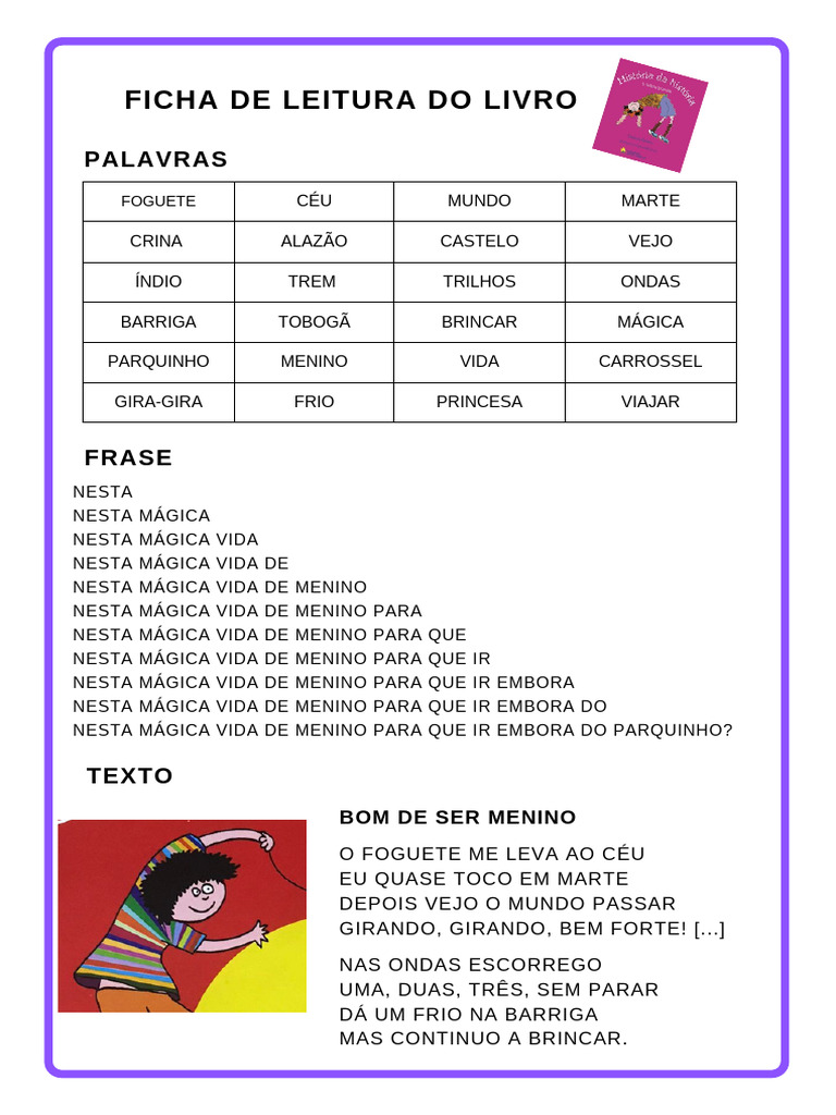 Ficha de Leitura: Valéria Belém | PDF