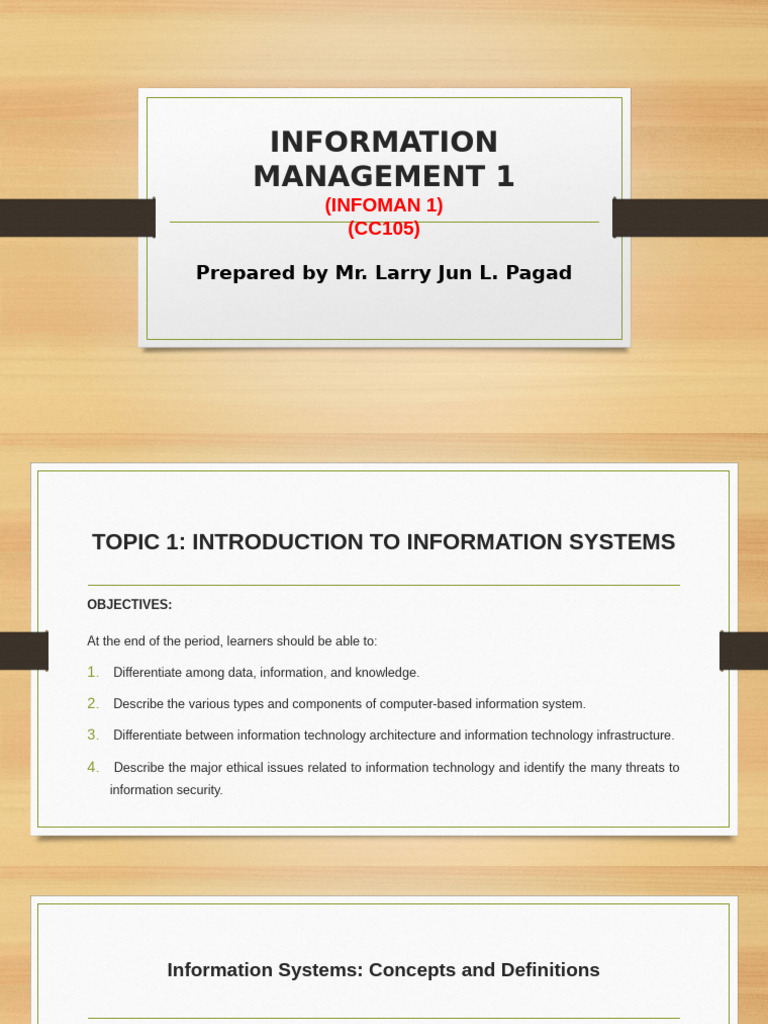 Information Management 1 | PDF | Information | Privacy