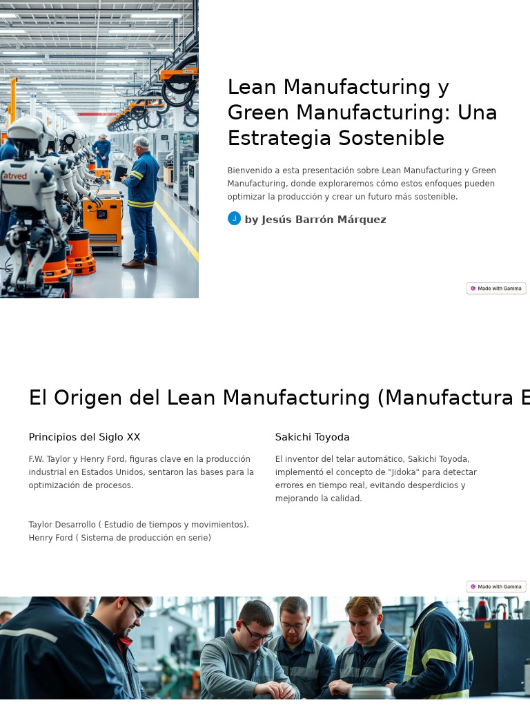 Lean y Green Manufacturing Sostenible | PDF | Lean Manufacturing ...